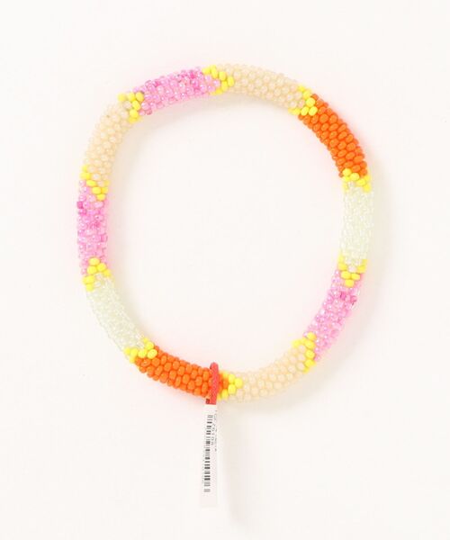 チャイハネ（チャイハネ）の「【チャイハネ】リリアビーズバングル（バングル/リストバンド・レディース・ライトピンク/ライトブルー/ブラック×ホワイト/ブラック×グリーン/ブルー系その他/ミント/レッド系その他/ブロンズ/ターコイズブルー/オレンジ系その他/ブラック系その他/ピンク系その他・FREE）」の11枚目の写真