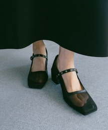 sahara | Eyelet Strap Sheer Pumps/アイレットストラップシアーパンプス(パンプス)