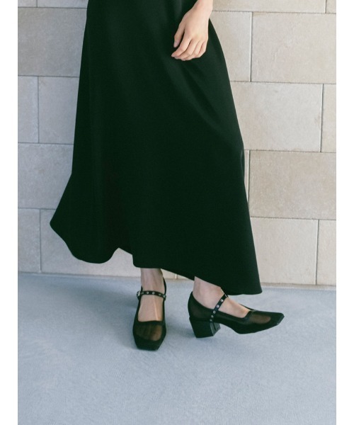 sahara（サハラ）の「Eyelet Strap Sheer Pumps/アイレットストラップシアーパンプス（パンプス・レディース・シルバー/ブラウン/ブラック・S/L/M）」の12枚目の写真