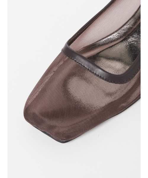 sahara（サハラ）の「Eyelet Strap Sheer Pumps/アイレットストラップシアーパンプス（パンプス・レディース・シルバー/ブラウン/ブラック・S/L/M）」の6枚目の写真