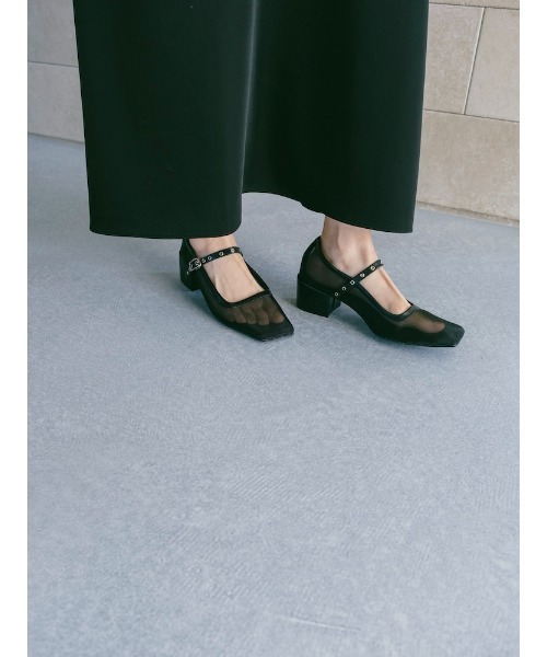 sahara（サハラ）の「Eyelet Strap Sheer Pumps/アイレットストラップシアーパンプス（パンプス・レディース・シルバー/ブラウン/ブラック・S/L/M）」の11枚目の写真