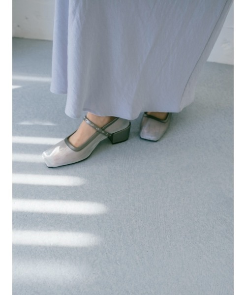 sahara（サハラ）の「Eyelet Strap Sheer Pumps/アイレットストラップシアーパンプス（パンプス・レディース・シルバー/ブラウン/ブラック・S/L/M）」の22枚目の写真