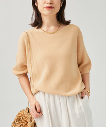 VERMEIL par iena | 畔ワイドネックオーバープルオーバー(ニット/セーター)