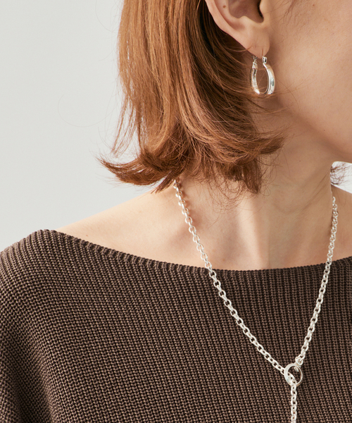 VERMEIL par iena（ヴェルメイユパーイエナ）の「畔ワイドネックオーバープルオーバー（ニット/セーター・レディース・ウッド/ホワイト/ライトイエロー・FREE）」の11枚目の写真