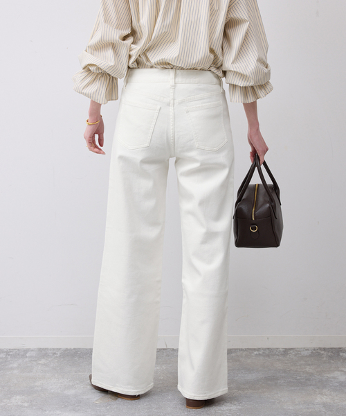 SLOBE IENA(スローブイエナ)の「《追加》HEALTHY DENIM/ヘルシーデニム SLOBE別注 Quiche(デニムパンツ・レディース・ホワイト/ブルー・22cm/25cm/24cm)」の12枚目の写真