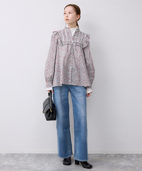 Healthy denim(ヘルシーデニム)の「《追加》HEALTHY DENIM/ヘルシーデニム SLOBE別注 Quiche(デニムパンツ・レディース・ホワイト/ブルー・22cm/25cm/24cm/23cm)」の4枚目の写真