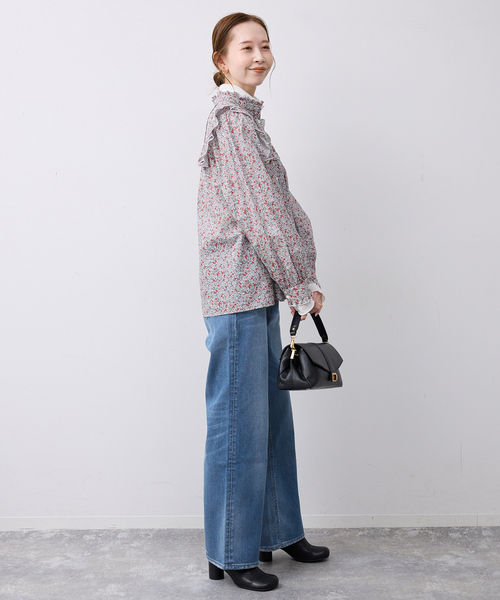 Healthy denim(ヘルシーデニム)の「《追加》HEALTHY DENIM/ヘルシーデニム SLOBE別注 Quiche(デニムパンツ・レディース・ホワイト/ブルー・22cm/25cm/24cm/23cm)」の5枚目の写真