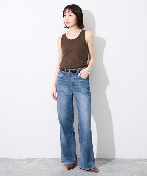 Healthy denim(ヘルシーデニム)の「《追加》HEALTHY DENIM/ヘルシーデニム SLOBE別注 Quiche(デニムパンツ・レディース・ホワイト/ブルー・22cm/25cm/24cm/23cm)」の10枚目の写真
