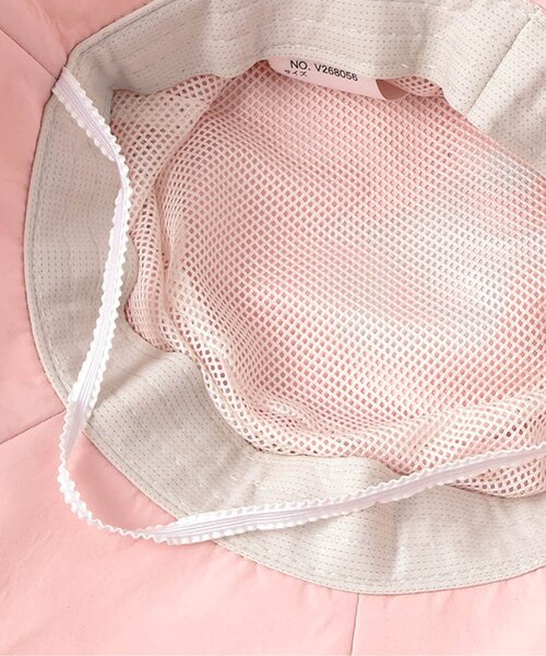 apres les cours（アプレレクール）の「【UVカット/撥水加工/接触冷感】日よけリボン付きスカラップハット（ハット・キッズ・ピンク/インディゴブルー/アイボリー・56/54/52/50/48）」の22枚目の写真