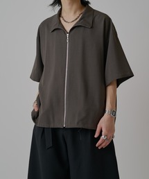 Lui's | ショートスリーブオーバーZIPシャツ(シャツ/ブラウス)