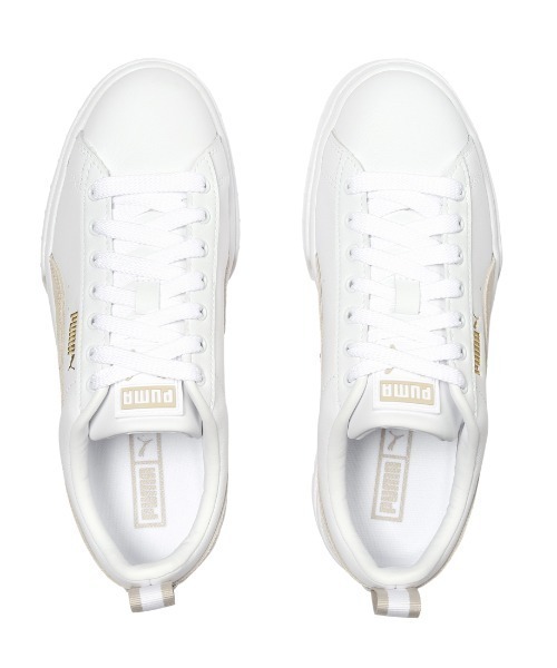 PUMA(プーマ)の「プーマ PUMA メイズ レザー(スニーカー・レディース・ホワイト・23.0cm/23.5cm/24.0cm/24.5cm/25.0cm/25.5cm/26.0cm)」の4枚目の写真