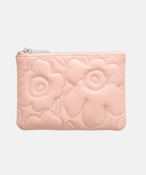 marimekko(マリメッコ)の「Unikko / Pouch Wallet(財布・レディース・ダークブラウン/ライトピンク・FREE)」の1枚目の写真