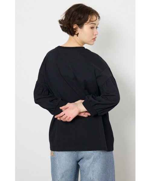 RODEO CROWNS WIDE BOWL(ロデオクラウンズワイドボウル)の「Various バルーンスリーブTシャツ(Tシャツ/カットソー・レディース・オフホワイト/ブラック/ネイビー/オレンジ・FREE)」の7枚目の写真