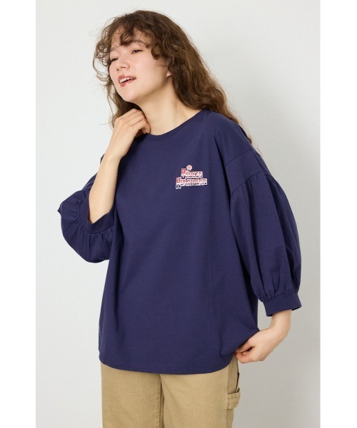 RODEO CROWNS WIDE BOWL(ロデオクラウンズワイドボウル)の「Various バルーンスリーブTシャツ(Tシャツ/カットソー・レディース・オフホワイト/ブラック/ネイビー/オレンジ・FREE)」の17枚目の写真