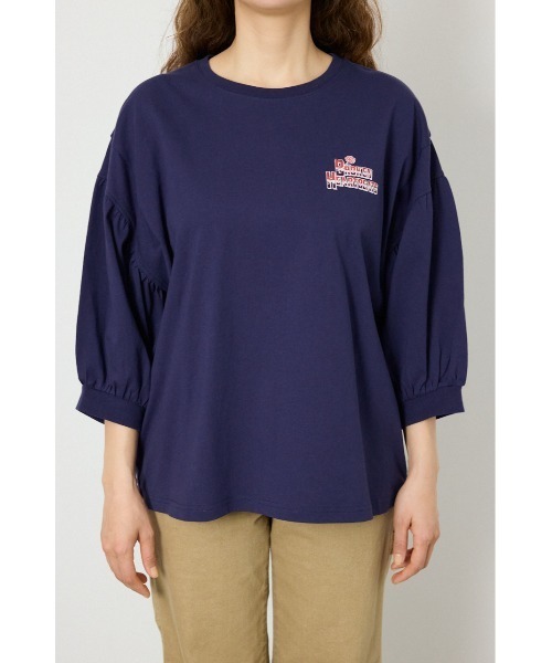 RODEO CROWNS WIDE BOWL(ロデオクラウンズワイドボウル)の「Various バルーンスリーブTシャツ(Tシャツ/カットソー・レディース・オフホワイト/ブラック/ネイビー/オレンジ・FREE)」の20枚目の写真