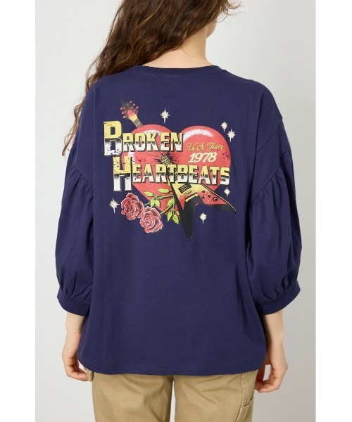 RODEO CROWNS WIDE BOWL(ロデオクラウンズワイドボウル)の「Various バルーンスリーブTシャツ(Tシャツ/カットソー・レディース・オフホワイト/ブラック/ネイビー/オレンジ・FREE)」の22枚目の写真