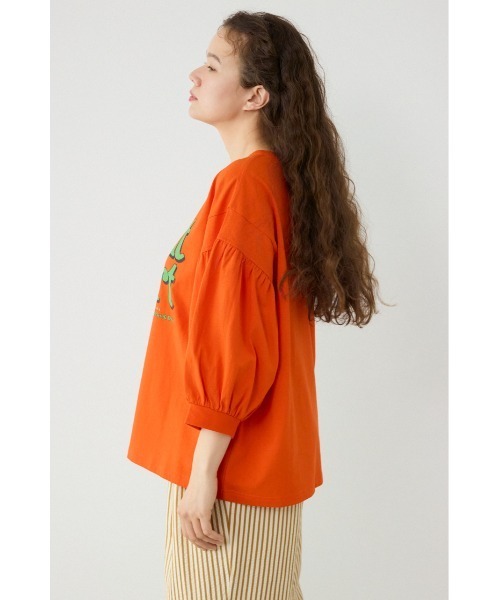 RODEO CROWNS WIDE BOWL(ロデオクラウンズワイドボウル)の「Various バルーンスリーブTシャツ(Tシャツ/カットソー・レディース・オフホワイト/ブラック/ネイビー/オレンジ・FREE)」の11枚目の写真