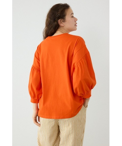 RODEO CROWNS WIDE BOWL(ロデオクラウンズワイドボウル)の「Various バルーンスリーブTシャツ(Tシャツ/カットソー・レディース・オフホワイト/ブラック/ネイビー/オレンジ・FREE)」の12枚目の写真
