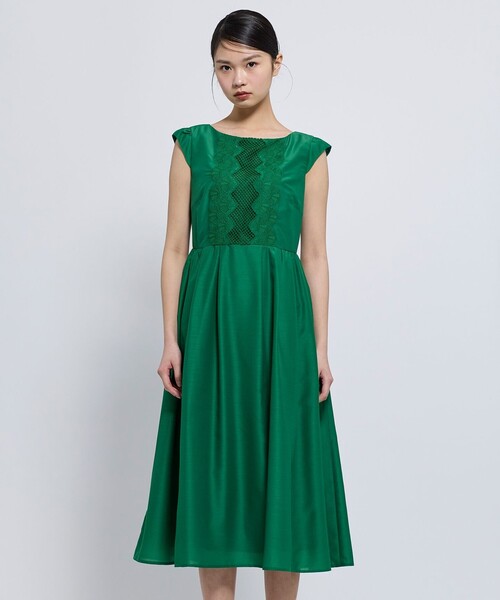 TOCCA（トッカ）の「CHANDELIER LACE ドレス（ワンピース・レディース・ライトグリーン系/ブラック系・0/2/4/6）」の5枚目の写真