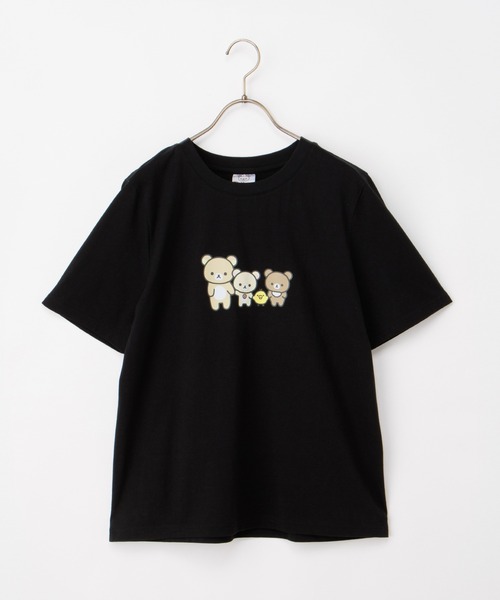 Honeys(ハニーズ)の「【UVカット】リラックマ/Tシャツ(Tシャツ/カットソー・レディース・ブラック/ピンク/ライトグレー/オフホワイト/ベージュ・L/LL/M/S)」の16枚目の写真
