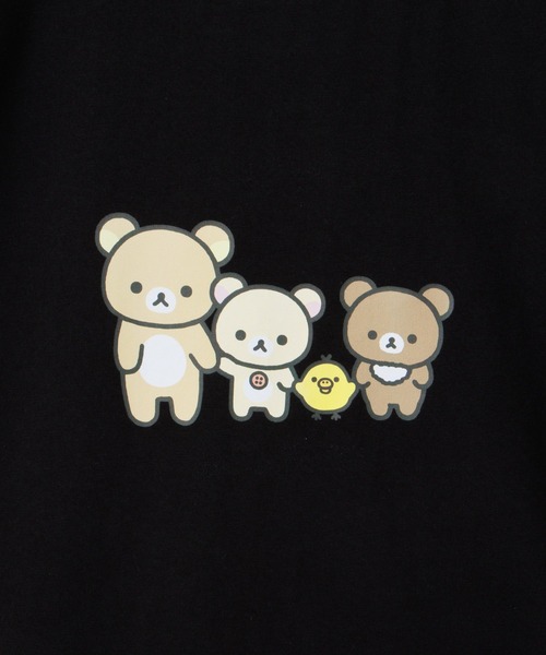 Honeys(ハニーズ)の「【UVカット】リラックマ/Tシャツ(Tシャツ/カットソー・レディース・ブラック/ピンク/ライトグレー/オフホワイト/ベージュ・L/LL/M/S)」の18枚目の写真