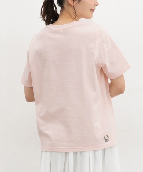 Honeys(ハニーズ)の「【UVカット】リラックマ/Tシャツ(Tシャツ/カットソー・レディース・ブラック/ピンク/ライトグレー/オフホワイト/ベージュ・L/LL/M/S)」の22枚目の写真