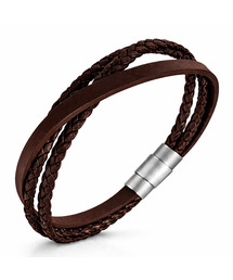 MARK-4（マーク4）の「LAYERED LEATHER（ブレスレット）」