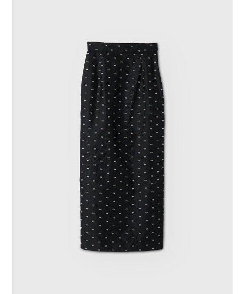 EIMY ISTOIRE(エイミーイストワール)の「CAMILLE DOT JACQUARD SKIRT(スカート・レディース・ホワイト/ブラック・38/36)」の6枚目の写真