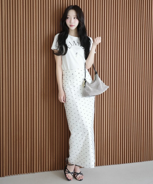 EIMY ISTOIRE(エイミーイストワール)の「CAMILLE DOT JACQUARD SKIRT(スカート・レディース・ホワイト/ブラック・38/36)」の17枚目の写真