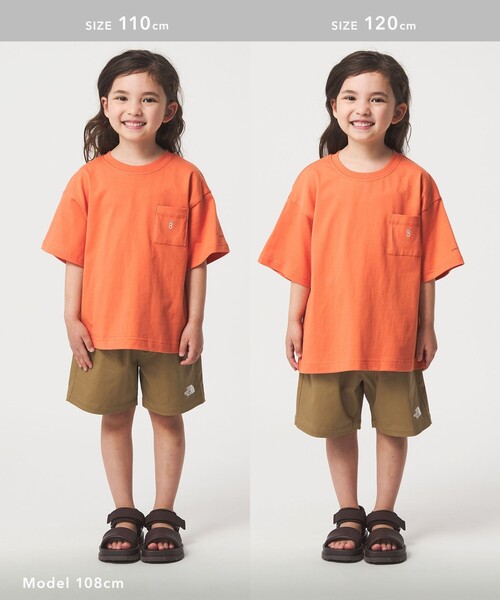 green label relaxing(グリーンレーベルリラクシング)の「ロゴ刺しゅう Tシャツ / キッズ 100cm-160cm(Tシャツ/カットソー・キッズ・ダークグレー/ケリーグリーン/オレンジ・110cm/100cm/150cm/130cm/140cm/160cm/120cm)」の6枚目の写真
