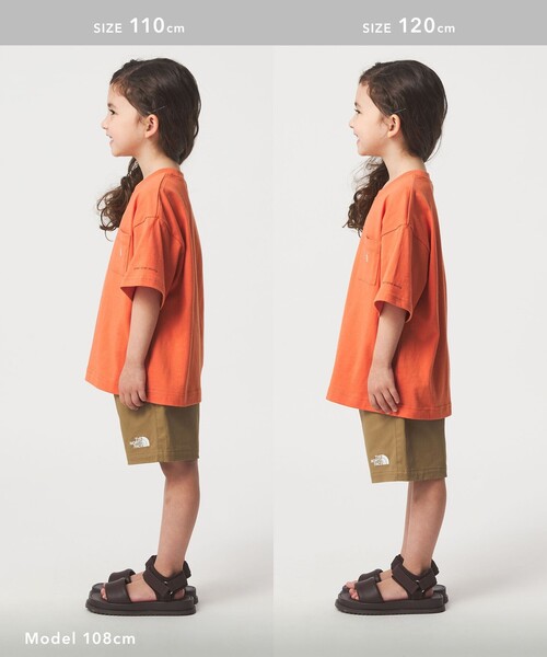 green label relaxing(グリーンレーベルリラクシング)の「ロゴ刺しゅう Tシャツ / キッズ 100cm-160cm(Tシャツ/カットソー・キッズ・ダークグレー/ケリーグリーン/オレンジ・110cm/100cm/150cm/130cm/140cm/160cm/120cm)」の7枚目の写真