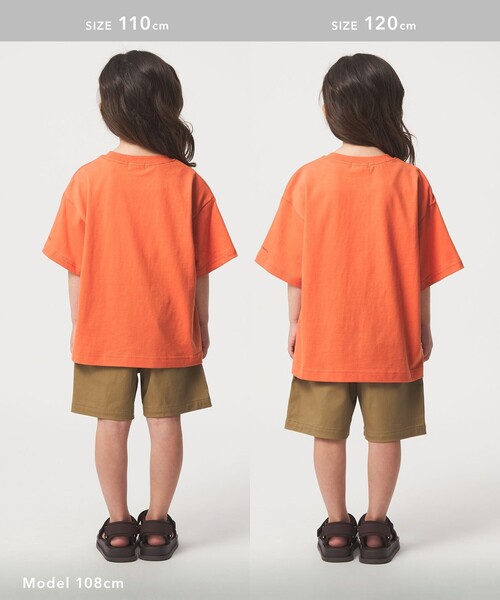 green label relaxing(グリーンレーベルリラクシング)の「ロゴ刺しゅう Tシャツ / キッズ 100cm-160cm(Tシャツ/カットソー・キッズ・ダークグレー/ケリーグリーン/オレンジ・110cm/100cm/150cm/130cm/140cm/160cm/120cm)」の8枚目の写真