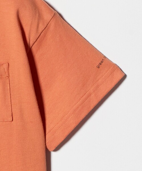 green label relaxing(グリーンレーベルリラクシング)の「ロゴ刺しゅう Tシャツ / キッズ 100cm-160cm(Tシャツ/カットソー・キッズ・ダークグレー/ケリーグリーン/オレンジ・110cm/100cm/150cm/130cm/140cm/160cm/120cm)」の16枚目の写真