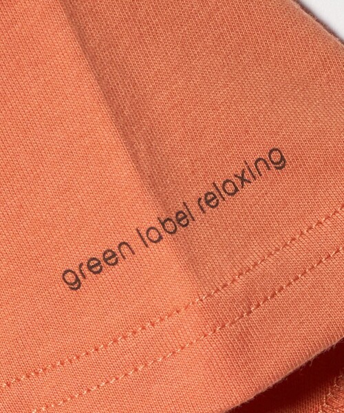 green label relaxing(グリーンレーベルリラクシング)の「ロゴ刺しゅう Tシャツ / キッズ 100cm-160cm(Tシャツ/カットソー・キッズ・ダークグレー/ケリーグリーン/オレンジ・110cm/100cm/150cm/130cm/140cm/160cm/120cm)」の18枚目の写真