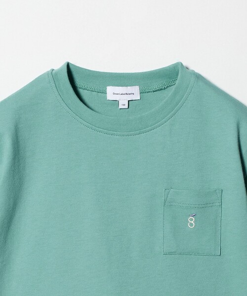 green label relaxing(グリーンレーベルリラクシング)の「ロゴ刺しゅう Tシャツ / キッズ 100cm-160cm(Tシャツ/カットソー・キッズ・ダークグレー/ケリーグリーン/オレンジ・110cm/100cm/150cm/130cm/140cm/160cm/120cm)」の21枚目の写真