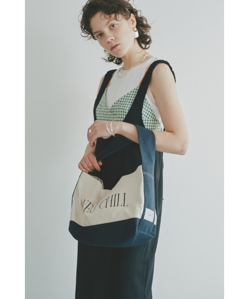 Muel Chic（ミュエルシック）の「Neo Chill tote bag  ネオチルトートバッグ（トートバッグ・レディース・ベージュ/ネイビー/ブラック/レッド・ONE SIZE）」の15枚目の写真