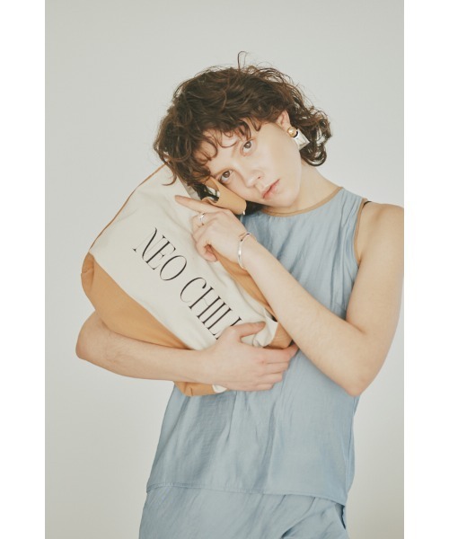 Muel Chic（ミュエルシック）の「Neo Chill tote bag  ネオチルトートバッグ（トートバッグ・レディース・ベージュ/ネイビー/ブラック/レッド・ONE SIZE）」の12枚目の写真