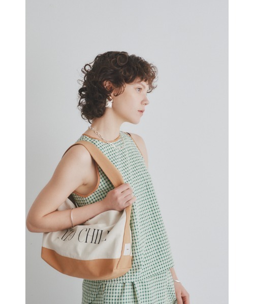 Muel Chic（ミュエルシック）の「Neo Chill tote bag  ネオチルトートバッグ（トートバッグ・レディース・ベージュ/ネイビー/ブラック/レッド・ONE SIZE）」の10枚目の写真