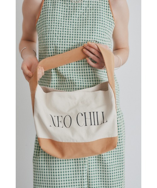 Muel Chic（ミュエルシック）の「Neo Chill tote bag  ネオチルトートバッグ（トートバッグ・レディース・ベージュ/ネイビー/ブラック/レッド・ONE SIZE）」の11枚目の写真