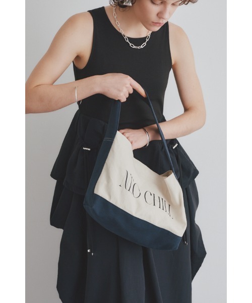 Muel Chic（ミュエルシック）の「Neo Chill tote bag  ネオチルトートバッグ（トートバッグ・レディース・ベージュ/ネイビー/ブラック/レッド・ONE SIZE）」の20枚目の写真