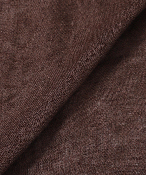 THROW(スロー)の「《NOBLE別注カラー・》THROW/スロー Light Linen Color Stole(ストール/ショール・レディース・ブラウン/ホワイト系その他/ベージュ・FREE)」の7枚目の写真