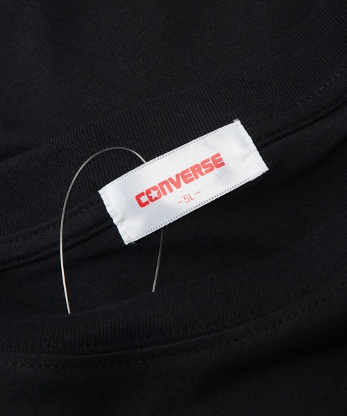 CONVERSE(コンバース)の「Tシャツ 半袖 メンズ 大きいサイズ シューズ刺繍 クルーネック カットソー CONVERSE (コンバース)(Tシャツ/カットソー・メンズ・ブラック/ホワイト・5L/4L/3L)」の10枚目の写真