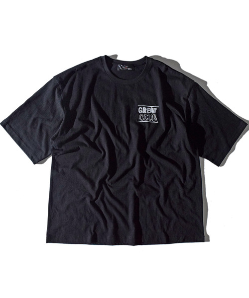 ALDIES（アールディーズ）の「Great Clue Big T / グレイトクルービッグT（Tシャツ/カットソー・メンズ・ブラック/ホワイト・FREE）」の2枚目の写真