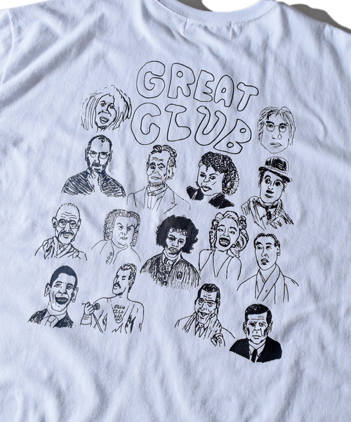 ALDIES（アールディーズ）の「Great Clue Big T / グレイトクルービッグT（Tシャツ/カットソー・メンズ・ブラック/ホワイト・FREE）」の5枚目の写真