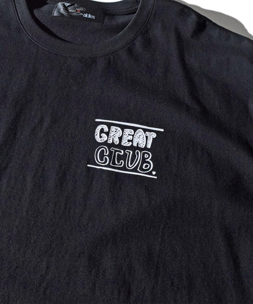 ALDIES（アールディーズ）の「Great Clue Big T / グレイトクルービッグT（Tシャツ/カットソー・メンズ・ブラック/ホワイト・FREE）」の7枚目の写真