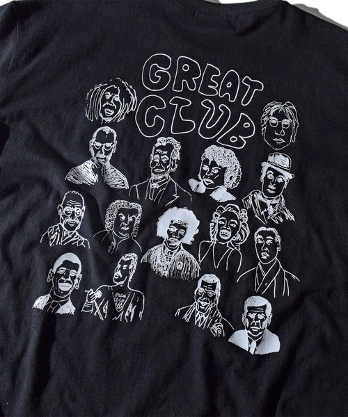 ALDIES（アールディーズ）の「Great Clue Big T / グレイトクルービッグT（Tシャツ/カットソー・メンズ・ブラック/ホワイト・FREE）」の8枚目の写真