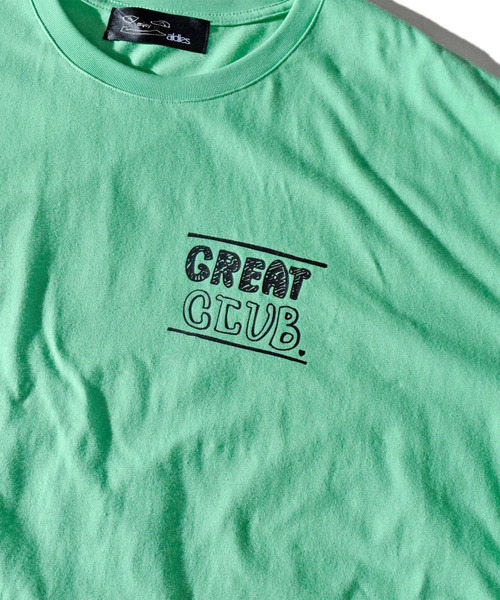 ALDIES（アールディーズ）の「Great Clue Big T / グレイトクルービッグT（Tシャツ/カットソー・メンズ・ブラック/ホワイト・FREE）」の10枚目の写真
