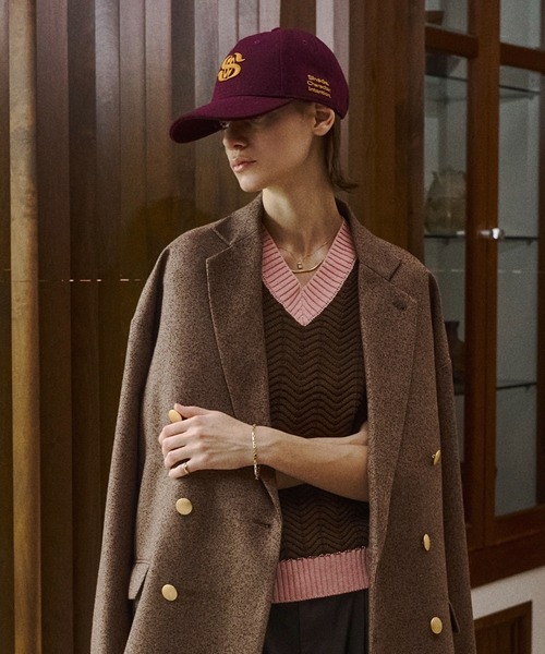 soerte(ソエルテ)の「Wool Blend Classic Baseball Cap/ウールブレンドクラシックベースボールキャップ(キャップ・メンズ・ボルドー/ブラック/グレー/ブラウン・FREE)」の18枚目の写真
