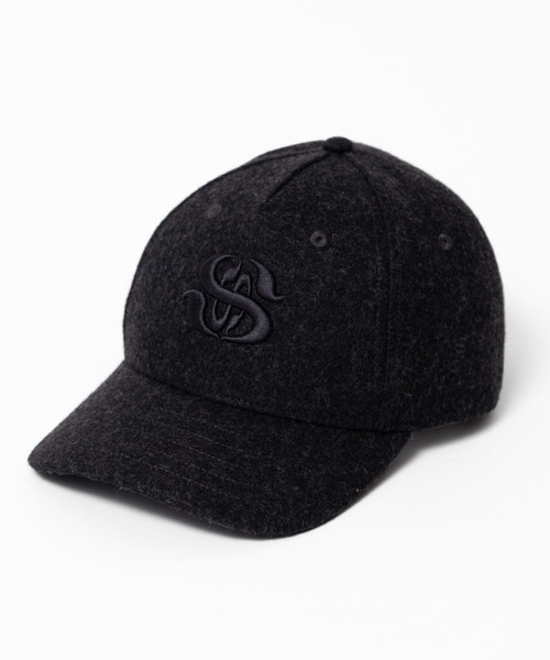 soerte(ソエルテ)の「Wool Blend Classic Baseball Cap/ウールブレンドクラシックベースボールキャップ(キャップ・メンズ・ボルドー/ブラック/グレー/ブラウン・FREE)」の8枚目の写真