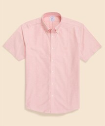 ストレッチオックスフォード　GFロゴ　シーズナルカラー　ショートスリーブカジュアルシャツ　Regular Fit